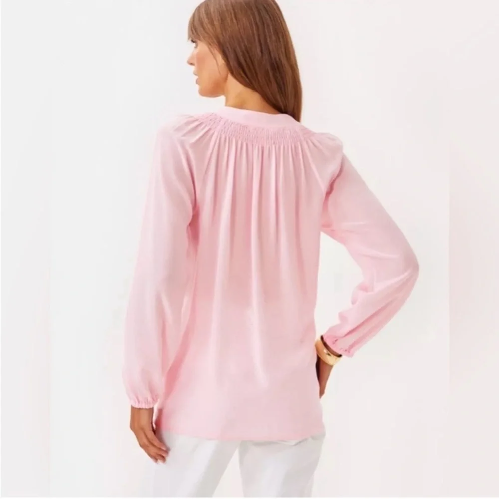 NWT Lilly Pulitzer Elsa Silk Top - Picture 3 of 6